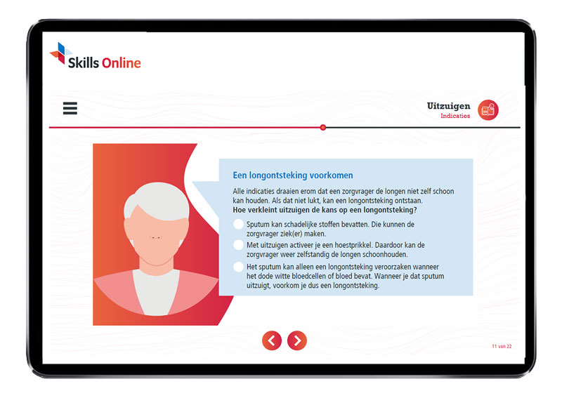 Skills-Online-ipad-visual-uitzuigen-indicaties